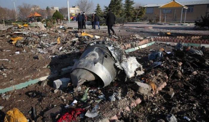 L'aereo ucraino abbattuto dai militari iraniani