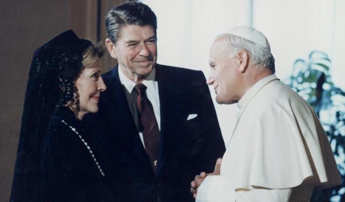 Giovanni Paolo II e Ronald Reagan