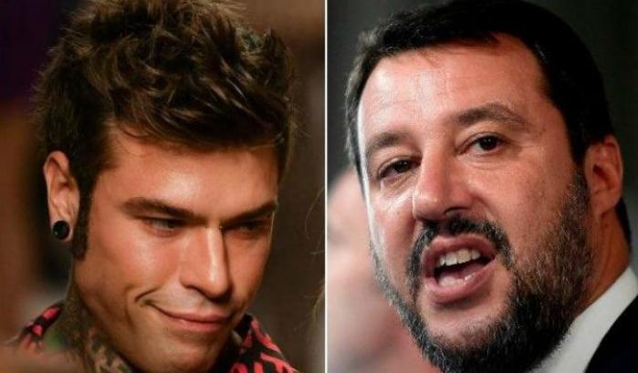 Salvini tenta l'attacco a Fedez ma il rapper lo zittisce: "Io guadagno onestamente, tu costi all'Italia 49 milioni"
