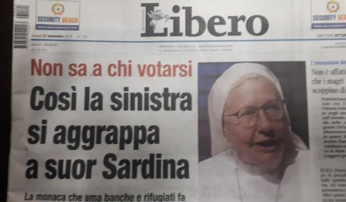 Nonostante gli insulti suor Giuliana Galli rilancia: "Le Sardine sono la risposta al rancore"