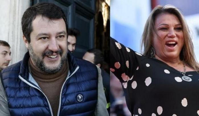 Salvini e Serena Grandi