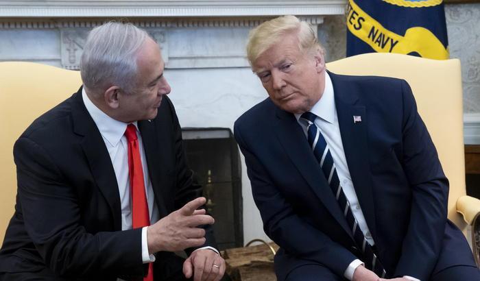 Donald J. Trump con Benjamin Netanyahu