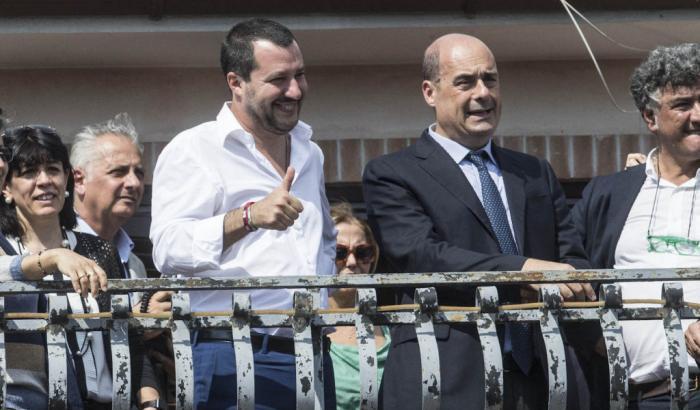 Salvini e Zingaretti