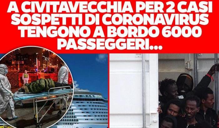 Il post xenofobo sui social di Salvini