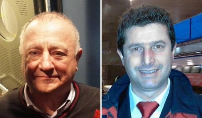 Addio a Mario Di Cuonzo e Giuseppe Cicciù, i due ferrovieri morti nell'incidente del Frecciarossa