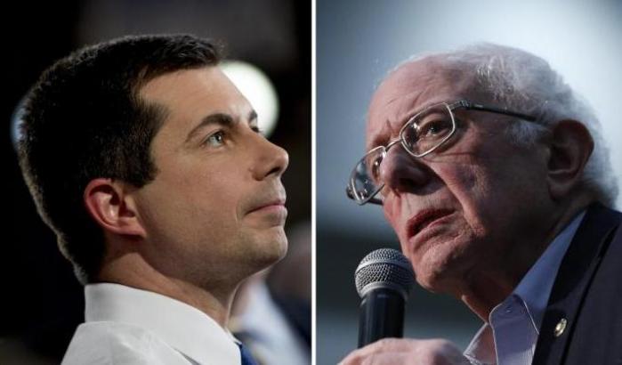 Buttigieg e Sanders