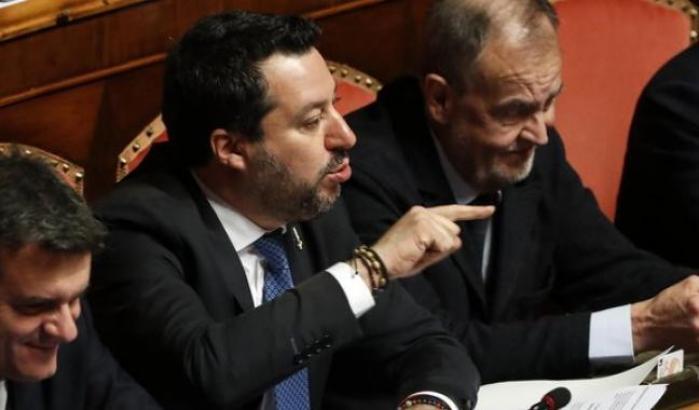 Salvini cerca la compassione del Senato: "Mi ha mandato un messaggio mio figlio, 'Forza Papà'"
