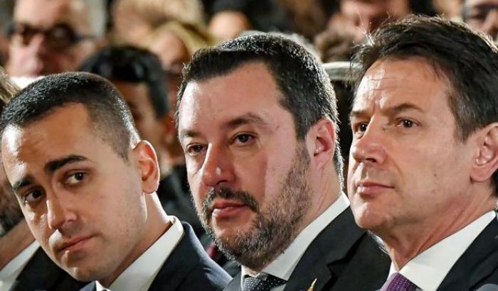 Di Maio, Salvini e Conte