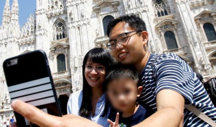 Turisti cinesi in Italia