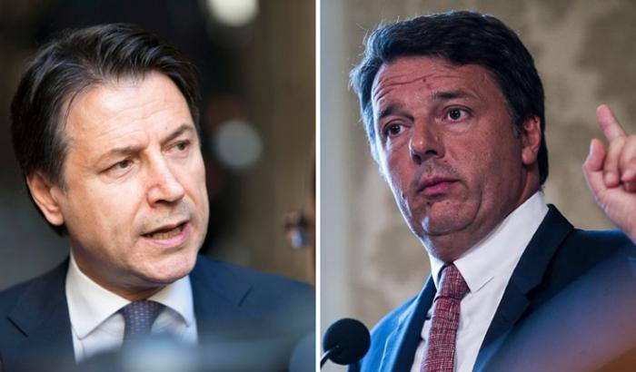 Giuseppe Conte e Matteo Renzi