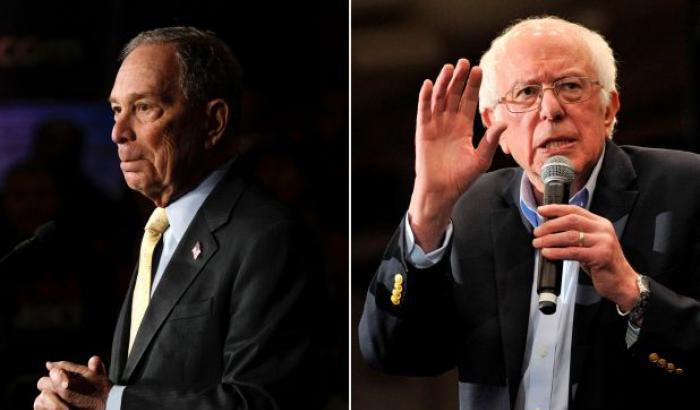 Bernie Sanders, attacco frontale a Bloomberg: "Vuole comprarsi la presidenza con spot milionari"