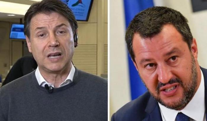 Conte invita all'unità delle regioni e Salvini fa lo sciacallo e chiede pieni poteri per i sindaci