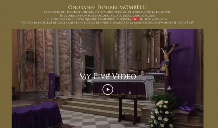 Funerali in diretta streaming