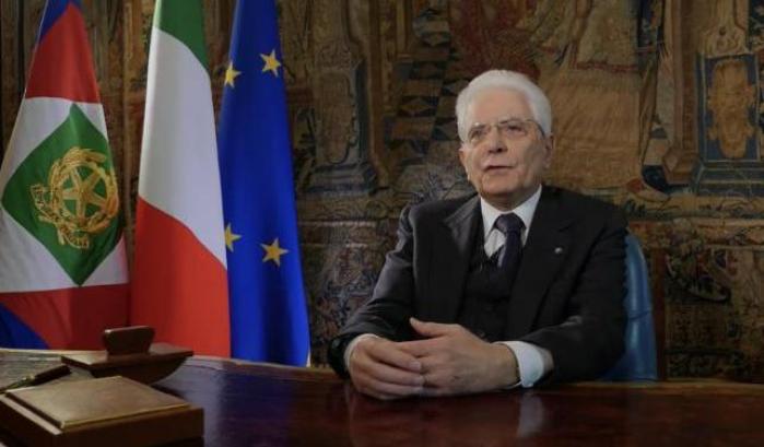 Il presidente della Repubblica Sergio Mattarella