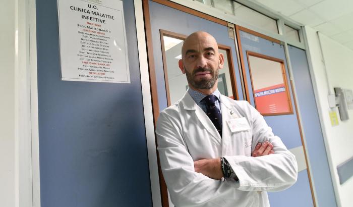 Matteo Bassetti, direttore della Clinica delle malattie infettive dell'ospedale San Martino di Genova