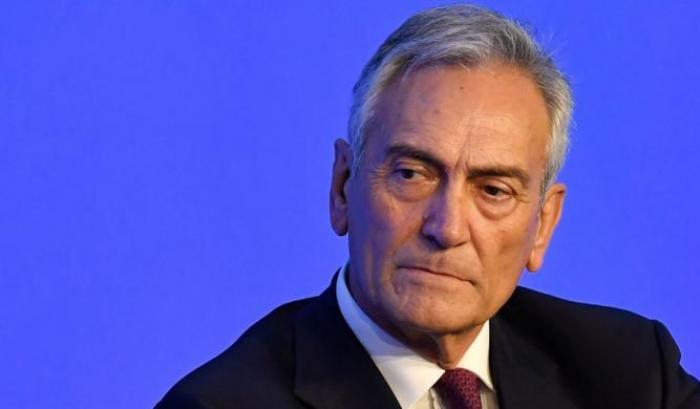 Il presidente della Figc, Gabriele Gravina