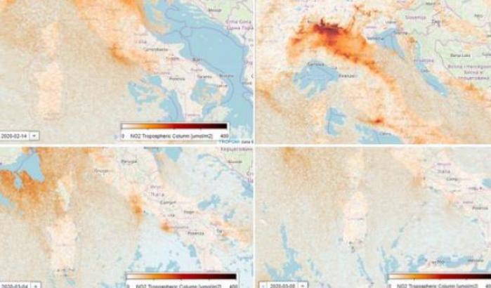 Una bella notizia: in un mese ridotto lo smog in Nord Italia