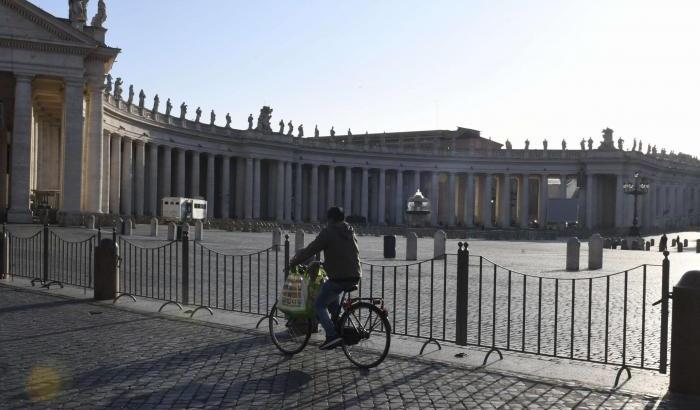 Piazza San Pietro vuota per il coronavirus