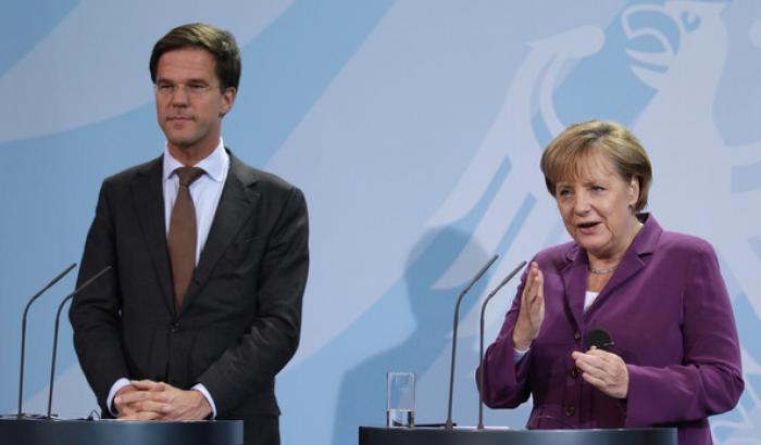 0005600F-rutte-e-merkel Rutte e Merkel