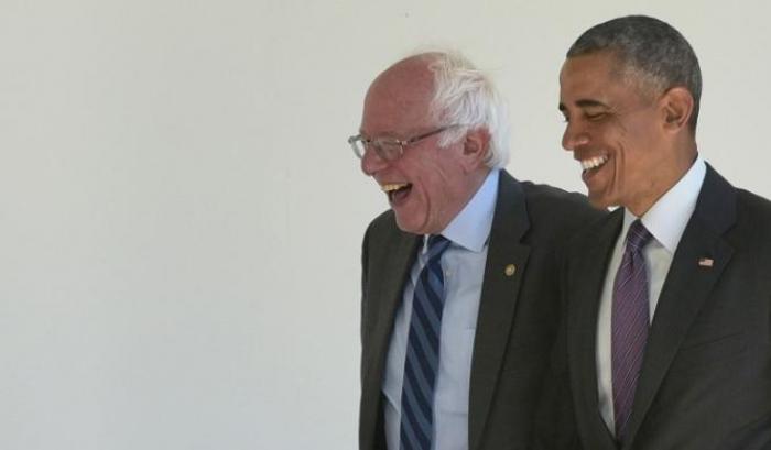 Bernie Sanders e Barack Obama