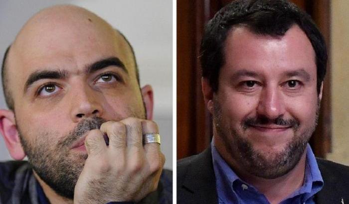 Salvini e Saviano