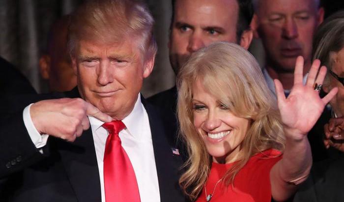 Trump e Kellyanne Conway