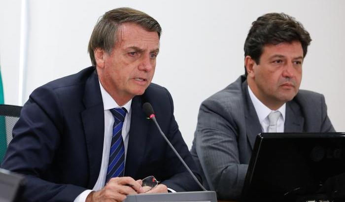 Luis Henrique Mandetta e Bolsonaro