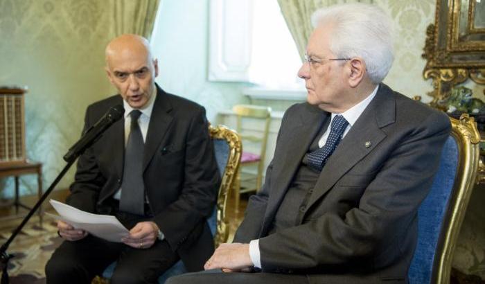 Giorgio Trizzino e Mattarella