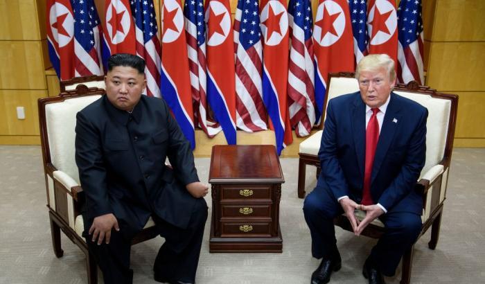 Kim Jong-un con Trump