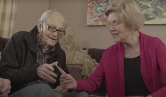 Elizabeth Warren e il fratello Donald Reed Herring