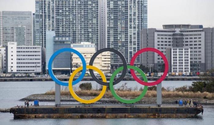 Simbolo delle Olimpiadi nella città di Tokyo (foto di Eurosport)