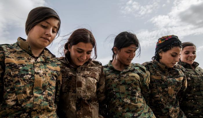 Combattenti curdo-siriane dell'Ypj