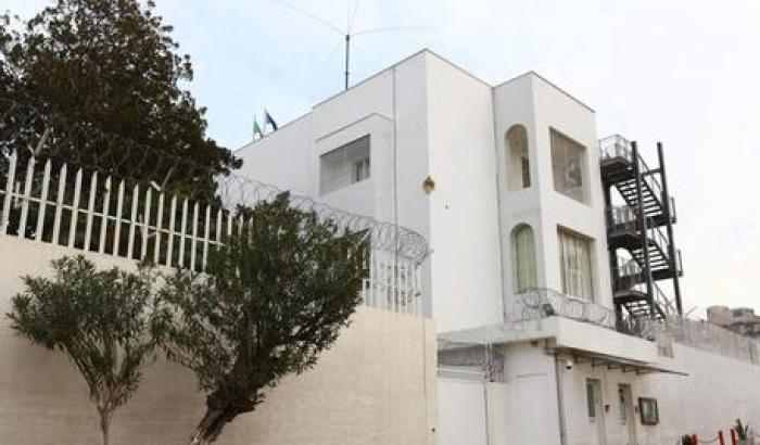La casa dell'ambasciatore italiano a Tripoli