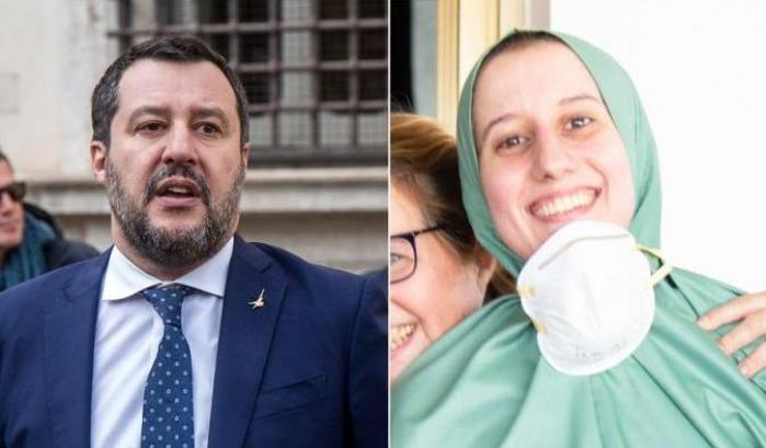 Salvini usa Silvia Romano per criticare le Ong: "Per rispetto a chi l'ha salvata non dovrebbe tornare in zone a rischio..."