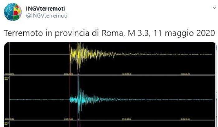 Brusco risveglio per Roma: tra tuoni e fulmini anche una scossa di terremoto