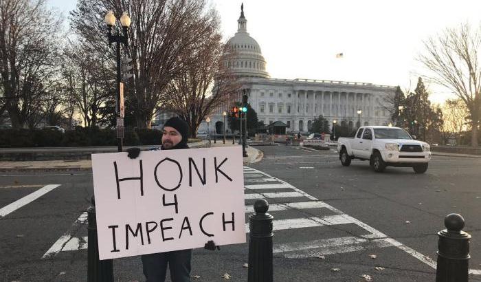 Protesta contro la Casa Bianca