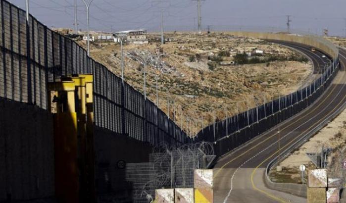 Il muro di Israele con la Palestina