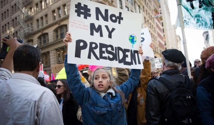 proteste contro Trump