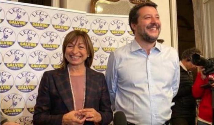 00056E89-donatella-tesei-e-matteo-salvini Donatella Tesei e Matteo Salvini