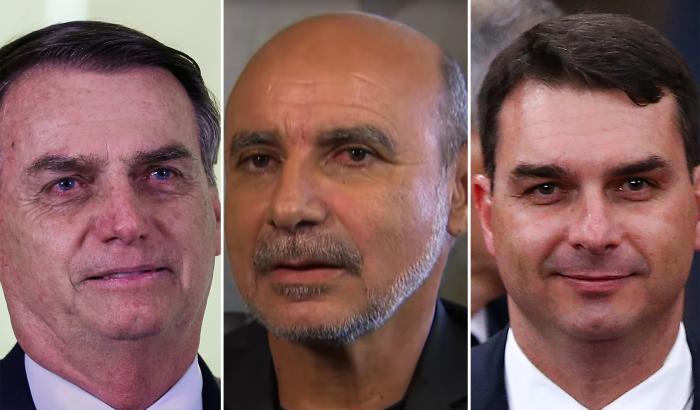 00056F4A-jair-bolsonaro-fabricio-queiroz-flavio-bolsonaro Jair Bolsonaro, Fabricio Queiroz, Flavio Bolsonaro