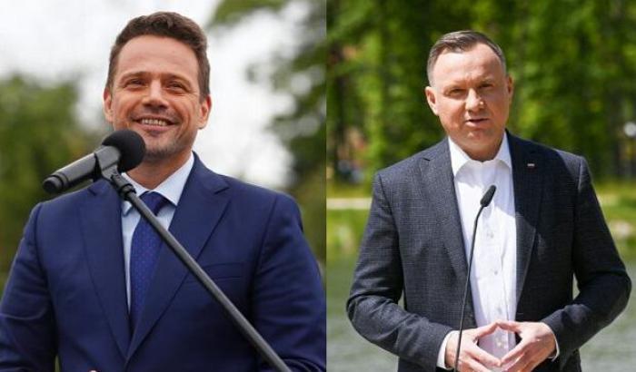 Rafal Trzaskowski e Andrzej Duda