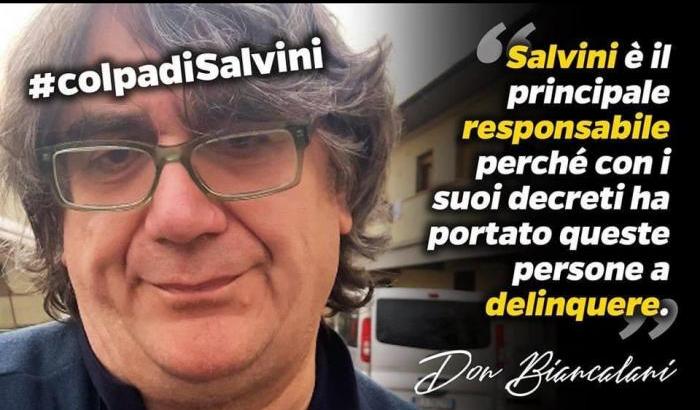 Salvini ancora all'assalto di don Biancalani: "Lo quereliamo noi per tutelare i parrocchiani"