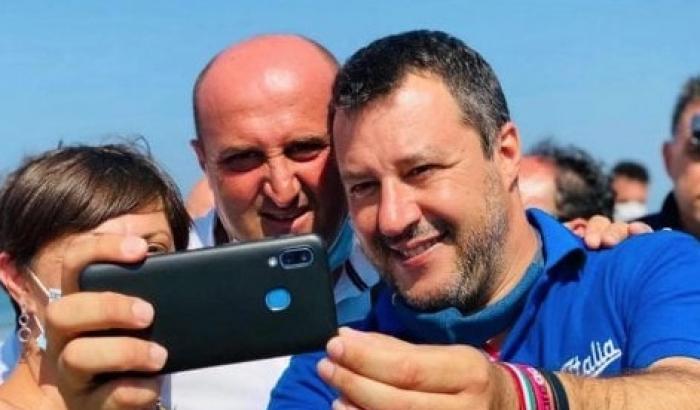 Salvini, blitz a Mondragone per evitare le contestazioni
