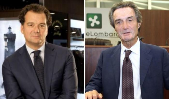 Andrea Dini e Attilio Fontana