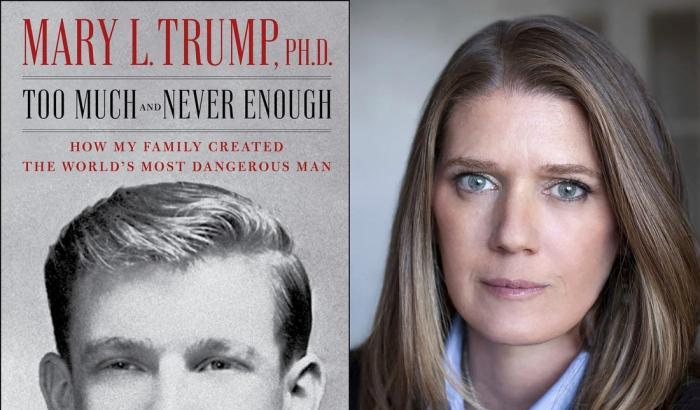 Mary Trump e la copertina del libro