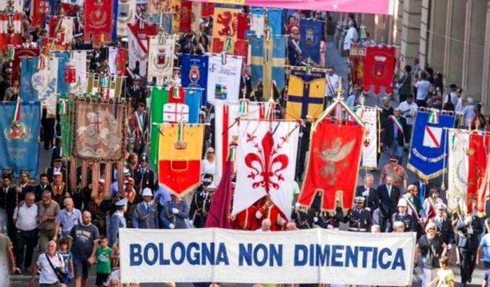 Corteo per la strage di Bologna