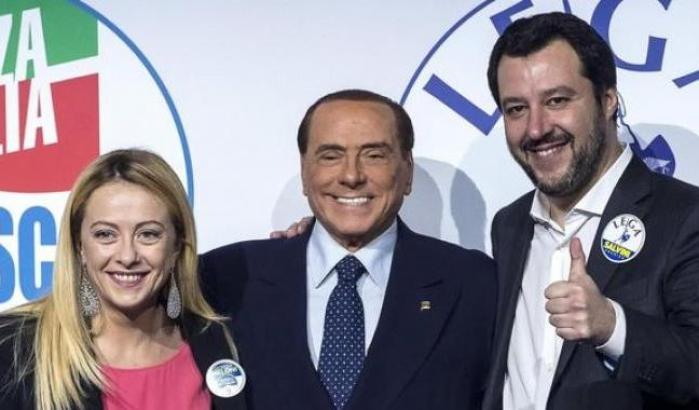 Salvini, Meloni, Berlusconi
