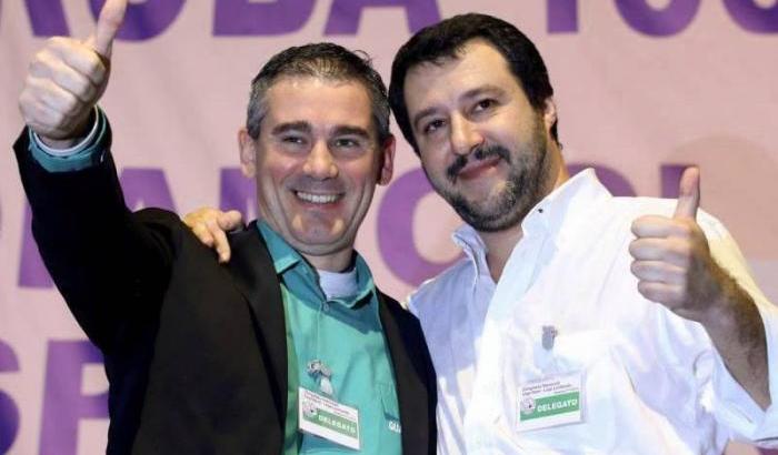 Paolo Grimoldi e Matteo Salvini