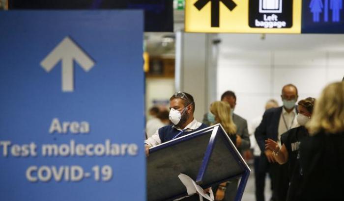 Test a Fiumicino: scoperto il primo positivo di rientro da Malta