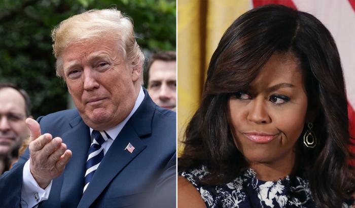Trump contro Michelle Obama: "L'amministrazione di tuo marito la più corrotta della storia"